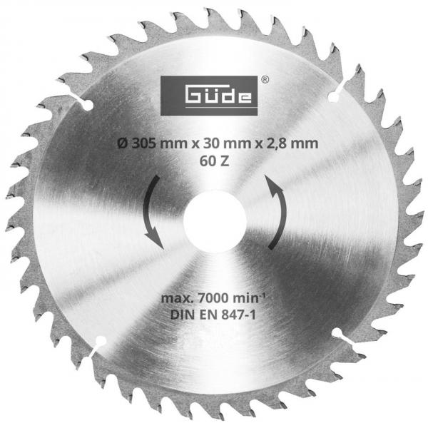 Kreissägeblatt Güde 305mm